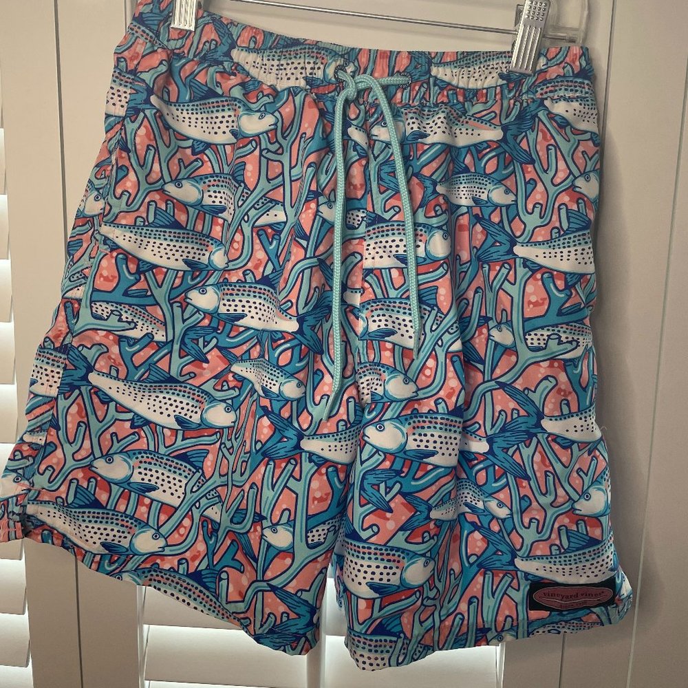 vineyard vines boy swim trunks medium 12-14